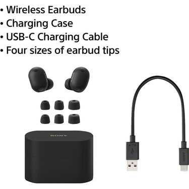 Sony WF-1000XM6 The Best Truly Wireless Noise Cancelling Earbuds - Black - Open Box