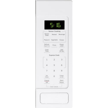 GE 1.6 Cu. Ft. 1,150-watt Countertop Microwave Oven, White