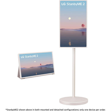 LG StanbyME 2 27" Portable Smart Touch w/ 4hr Battery + 26 Months Protection Bundle