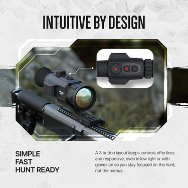 ATN THOR-6 Mini Compact Thermal 2.5-20x, 384x288 Rifle Scope