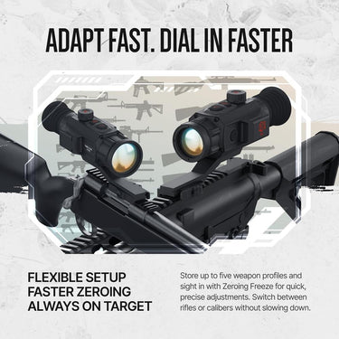 ATN THOR-6 Mini Compact Thermal 2.5-20x, 384x288 Rifle Scope