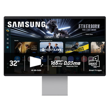 Samsung  32” OLED M9 (M90SF) Smart Monitor with 4K QD-OLED, 165Hz