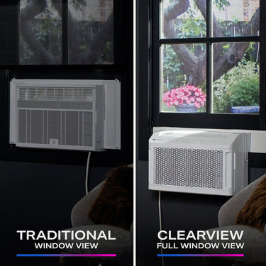 GE Profile ClearView 8,300 BTU Smart Ultra Quiet Window Air Conditioner Refurbished