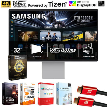 Samsung 32” OLED M9 (M90SF) 4K QD-OLED Monitor + 26 Months Protection Bundle