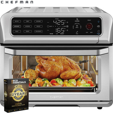 Chefman ExacTemp Air Fryer Toaster Oven Renewed with 2 Year Protection