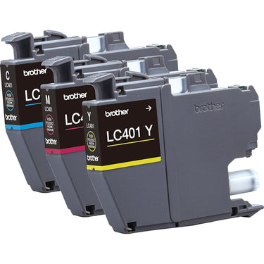 Brother Genuine LC4013PKS Standard Yield 3-Pack Color Ink Cartridges