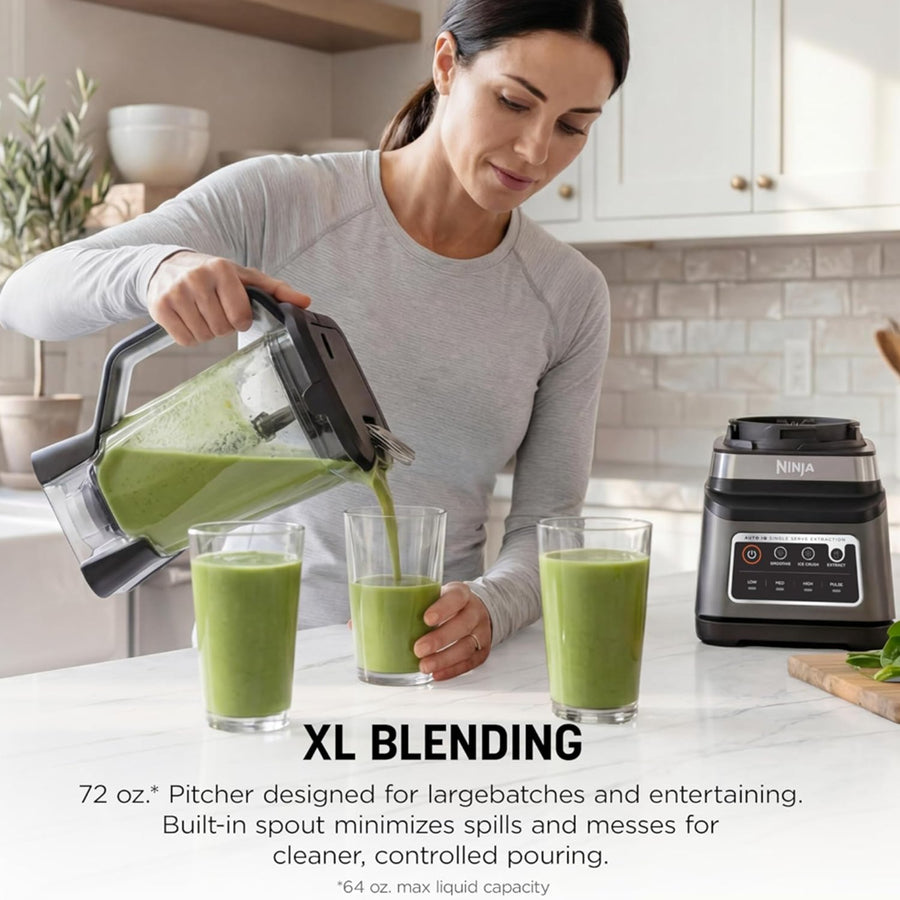 Ninja BN751 Professional Plus DUO Blender, 1400 Peak Watts - Refurbished