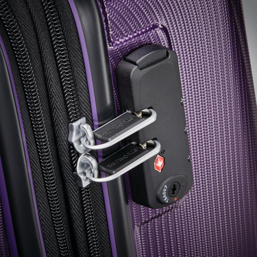 Samsonite Winfield 3 DLX Hardside Expandable Luggage,  Purple,2-Piece Set (20/25)