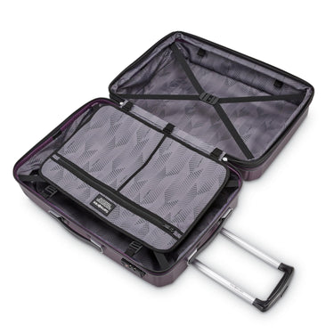 Samsonite Winfield 3 DLX Hardside Expandable Luggage, Plum, 2-Piece Set (20/25)