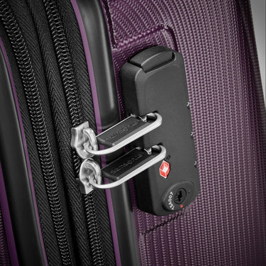 Samsonite Winfield 3 DLX Hardside Expandable Luggage, Plum, 2-Piece Set (20/25)