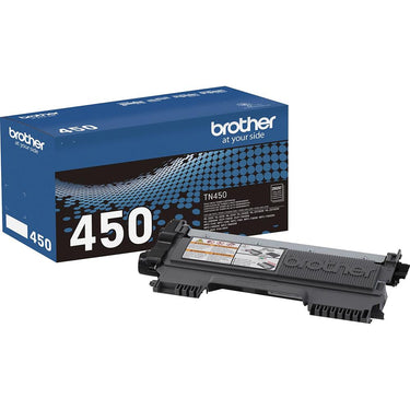 Brother Genuine TN450 High Yield Black Mono Laser Toner Cartridge