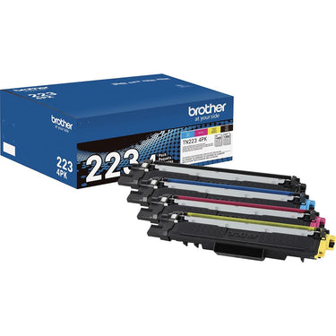 Brother Genuine TN2334PK Standard Yield 4-Pack Toner Cartridges