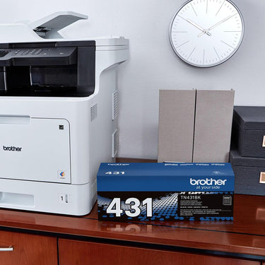 Brother Genuine TN431BK Standard Yield Black Toner Cartridge