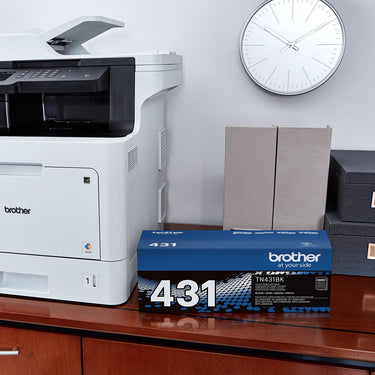 Brother Genuine TN431BK Standard Yield Black Toner Cartridge
