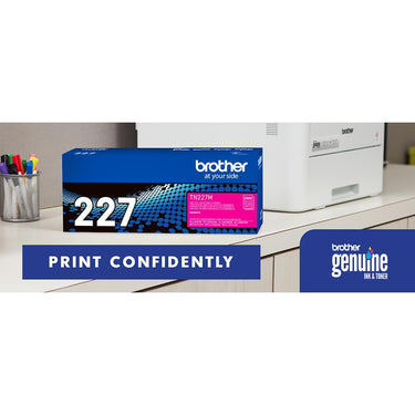 Brother Genuine High Yield Magenta Toner Cartridge with Deco Essentials Guide