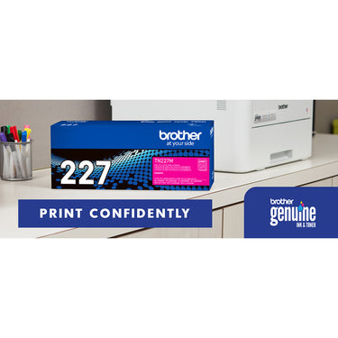 Brother Genuine High Yield Magenta Toner Cartridge with Deco Essentials Guide