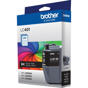 Brother Genuine Standard Yield Black Ink Cartridge with Deco Essentials Guide