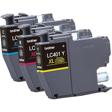 Brother Genuine High Yield 3-Pack Color Ink Cartridges + Deco Essentials Guide