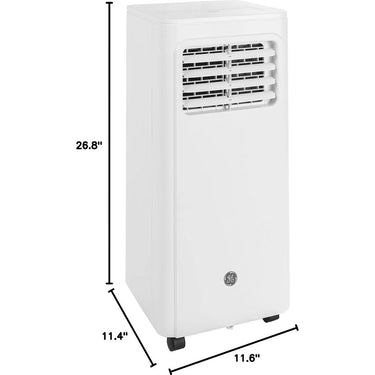 GE 8,000BTU 3-in-1 Portable Air Conditioner, White - Refurbished