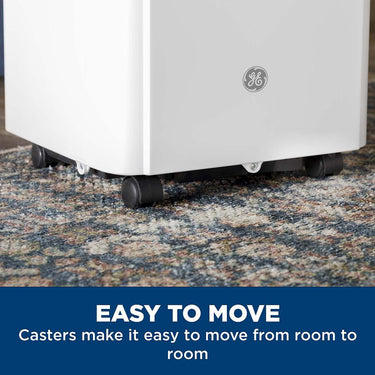 GE 8,000BTU 3-in-1 Portable Air Conditioner, White - Refurbished