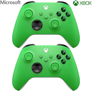 Microsoft Xbox Wireless Velocity Green Gaming Controller 2 Pack