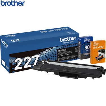 Brother Genuine High Yield Black Toner Cartridge with Deco Essentials Guide