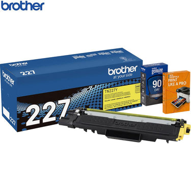 Brother Genuine High Yield Yellow Toner Cartridge with Deco Essentials Guide