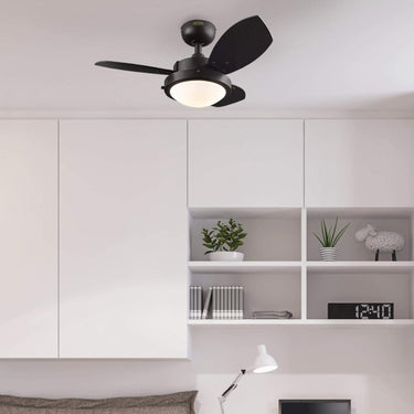 Westinghouse 7233000 Wengue Indoor Ceiling Fan with Light, 30 Inch, Espresso