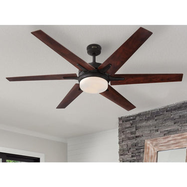 Westinghouse 74002B00 Transitional Cayuga, Smart WiFi Ceiling Fan, Black-Bronze Finish