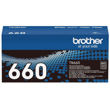 Brother Genuine TN660 High Yield Black Mono Laser Toner Cartridge