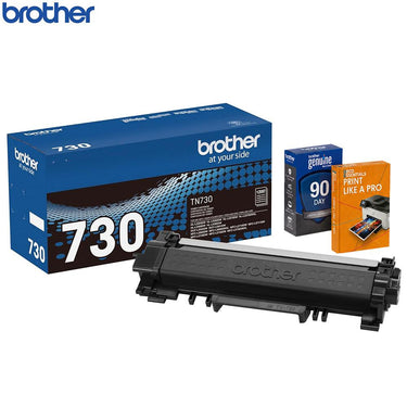 Brother Genuine Standard Yield Toner Cartridge Black with Deco Essentials Guide