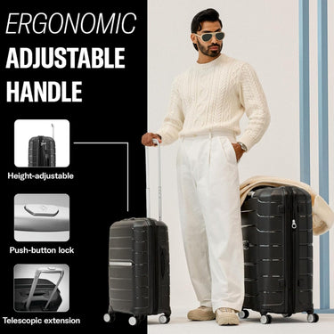 Samsonite Freeform Hardside Expandable Spinner Luggage 2PC Set(21/28) Sky Blue