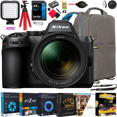 Nikon Z5 II with 24-70mm f/4 S Lens Mirrorless Camera Bundle with Accessory Kit
