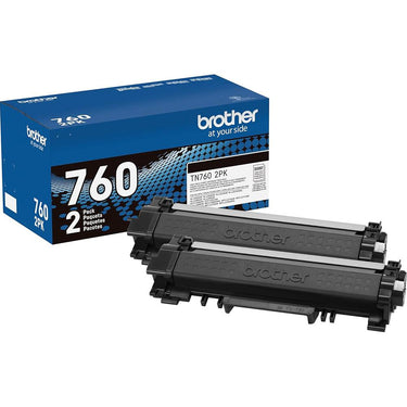 Brother High-Yield Toner Black Twin Pack with Deco Essentials Guide