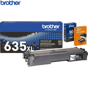 Brother Genuine High Yield Toner Cartridge Black with Deco Essentials Guide