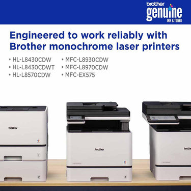 Brother Genuine Super High Yield Toner Cartridge Black + Deco Essentials Guide