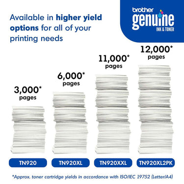 Brother Genuine Super High Yield Toner Cartridge Black + Deco Essentials Guide