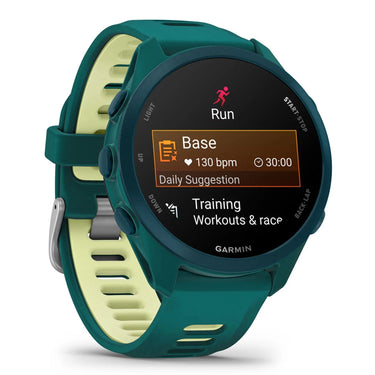 Garmin Forerunner 170 Music GPS Running Smartwatch, Teal Green/Citron
