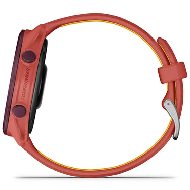 Garmin Forerunner 170 Music GPS Running Smartwatch, Red Pink/Mango