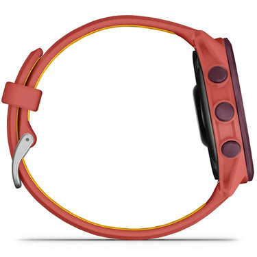 Garmin Forerunner 170 Music GPS Running Smartwatch, Red Pink/Mango