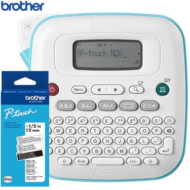 Brother P-Touch Personal Desktop Label Maker with P-touch Btag Label Tape
