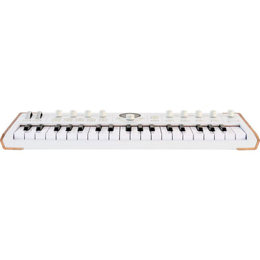 Arturia AstroLab 37-Key Slim-Key Stage Keyboard, White and Wood