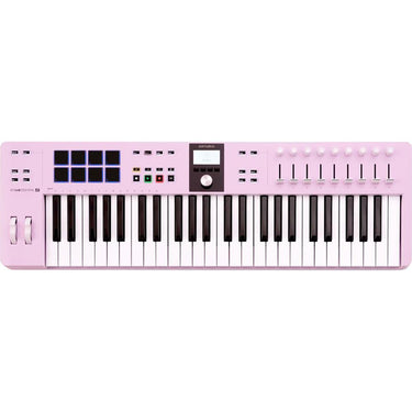 Arturia KeyLab Essential mk3 49-Key USB MIDI Controller Keyboard, Rose Quartz