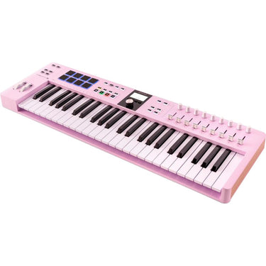 Arturia KeyLab Essential mk3 49-Key USB MIDI Controller Keyboard, Rose Quartz