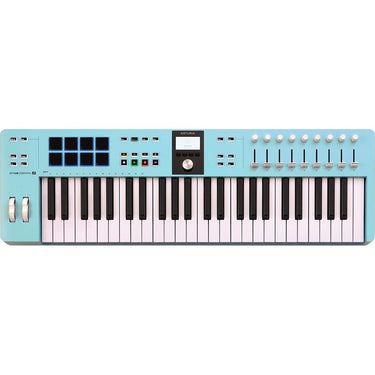 Arturia KeyLab Essential mk3 49-Key USB MIDI Controller Keyboard, Aquamarine