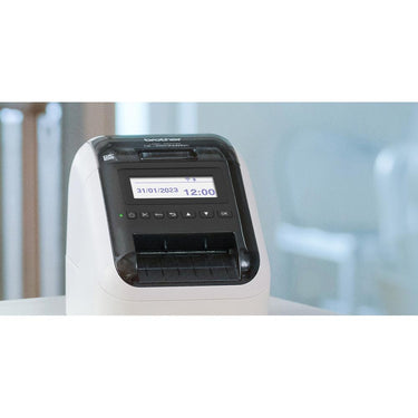 Brother Professional, Ultra Flexible Label Printer with White Paper Label Bundle