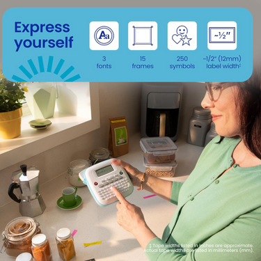 Brother P-Touch PT-N20 Personal Desktop Label Maker + Btag Label Tape Bundle