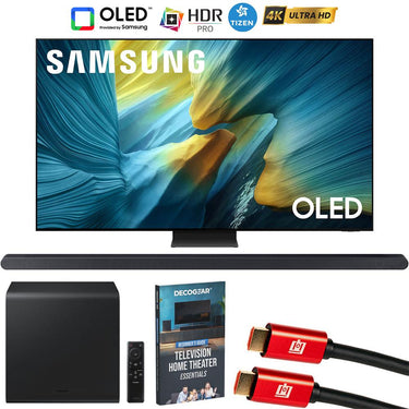 Samsung 83 inch OLED 4K S95F Vision AI Smart TV (2025) w/ HW-S800D Soundbar Bundle