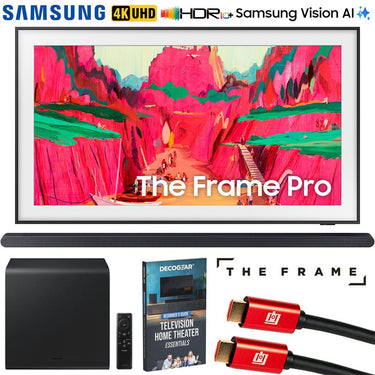 Samsung 85" The Frame Pro 4K Neo QLED Mini LED TV (2025) w/ HW-S800D Soundbar Bundle