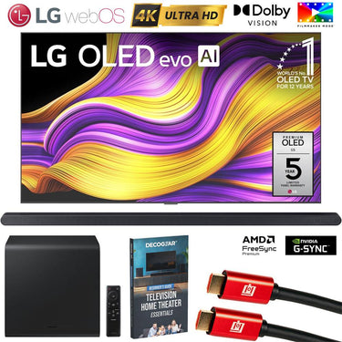 LG 83" G5 OLED evo 4K UHD Smart webOS TV (2025) w/ HW-S800D Soundbar Bundle